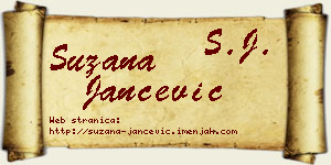 Suzana Jančević vizit kartica